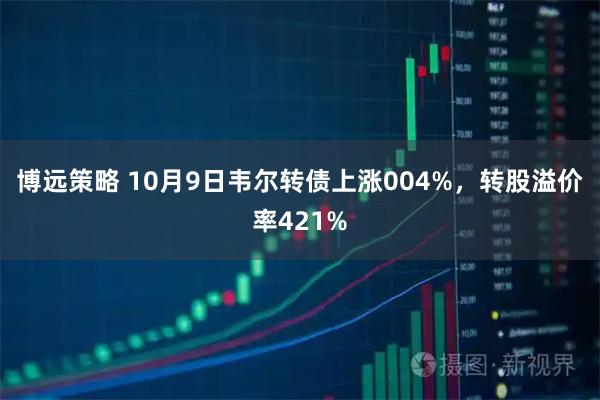博远策略 10月9日韦尔转债上涨004%，转股溢价率421%